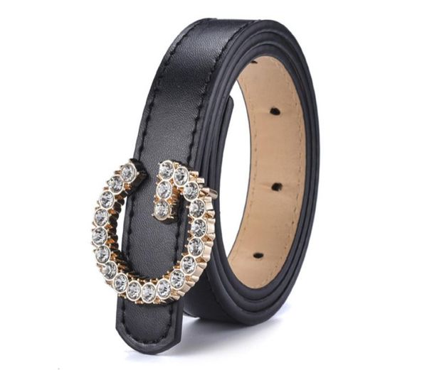 

kids belts double letter smooth buckle for boy girls and women fashion casual pu belt accessories waist strap waistband width 23c4319670, Black