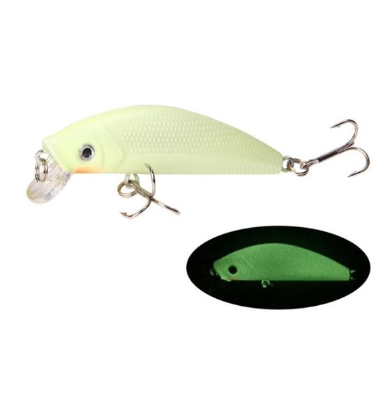 

1pcs 7cm 8g fishing lure luminous night fishing hard baits minnow with 6 hooks isca artificial crankbaits bass pike carp9744266