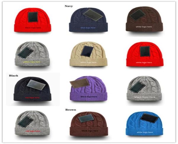 

fashion knitted beanies skull caps hip hop winter warm hat wool hats for women men gorro bonnet polo beanie whole90754781217894, Blue;gray