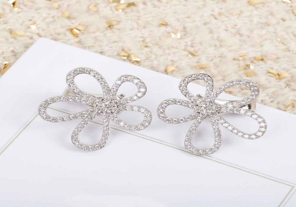 

s925 silver luxurious quality large size hollow flower with diamond for women wedding jewelry gift in platinum color web 1531802912