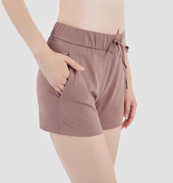 

solid color women yoga shorts high waist sports gym wear leggings elastic fitness lady overall full tights workout fitness shorts1809520