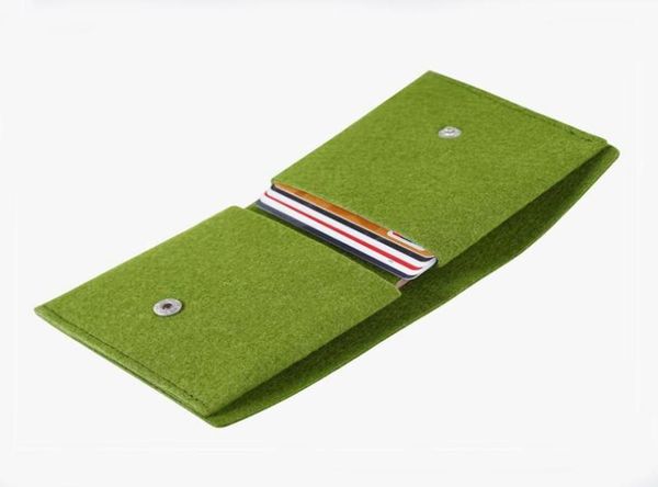 

new felt wallet folding multifunction coin purse fashion card package drop can be customized adding logo4533412, Red;black
