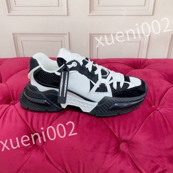 

fashion men designer shoes letter printed black white mens sneakers trainers sports shoes size 35-45 fd230501