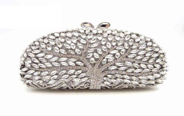 

nxy evening bags diamond crystal clutches wedding party banquet women handbags bridal rhinestones bling clutch bag silver62957775343499