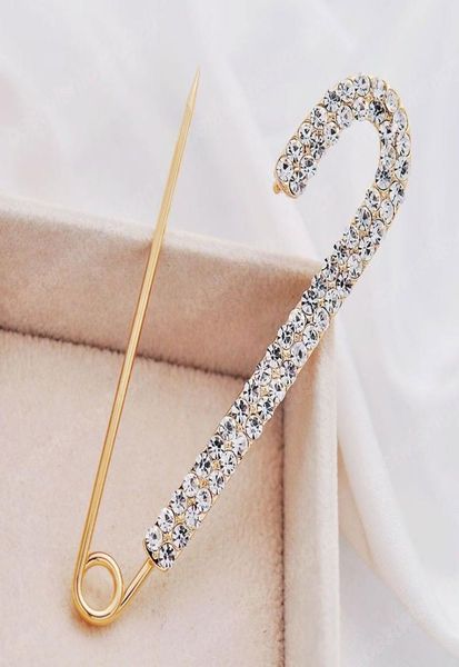 

rhinestones safety pin brooches bow large pins brooch for women dress sweater gold plating crystals elegant brooches jewelry3949918, Gray
