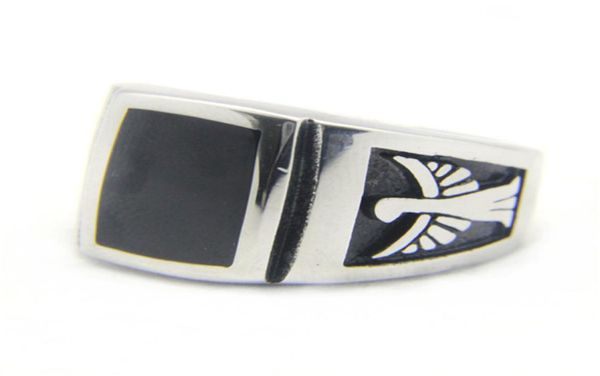 

5pcslot new flying eagle biker ring 316l stainless steel fashion jewelry popular motorcycles cool ring6377845, Silver