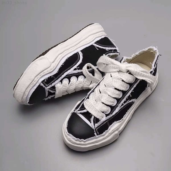 

fashion brand mmy thick bottom canvas shoes mihara men sneakers deigner lace-up yasuhiro men's casual shoes women's boots women sp