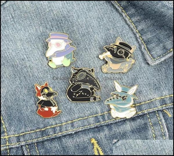 

pinsbrooches jewelry crow enamel brooches pin for women fashion dress coat shirt demin metal funny brooch pins badges promotion gi3921173, Gray