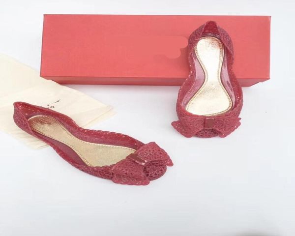 

spring and summer sandals style jelly shoes imported environmental protection highelastic materials fashion 3 colors to match the3649323, Black