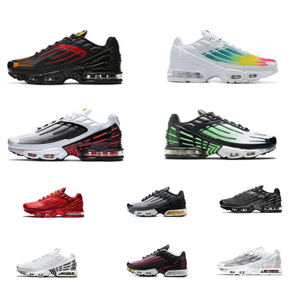 

2023 tn plus 3 running shoes women mne black light bone laser blue green rainbow red tn trainers runners sports sneakers