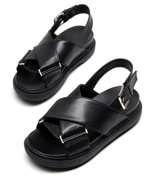 

20ssg1 with box sandals women real leather studs high heels sandal 3540 rivet transparent slippers slide sandals flip flops7197184, Black