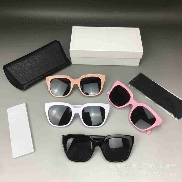 

sunglasses designer arc de triomphe sunglasses box show face small pink myopia glasses blogger same cl40198 9eyr, White;black