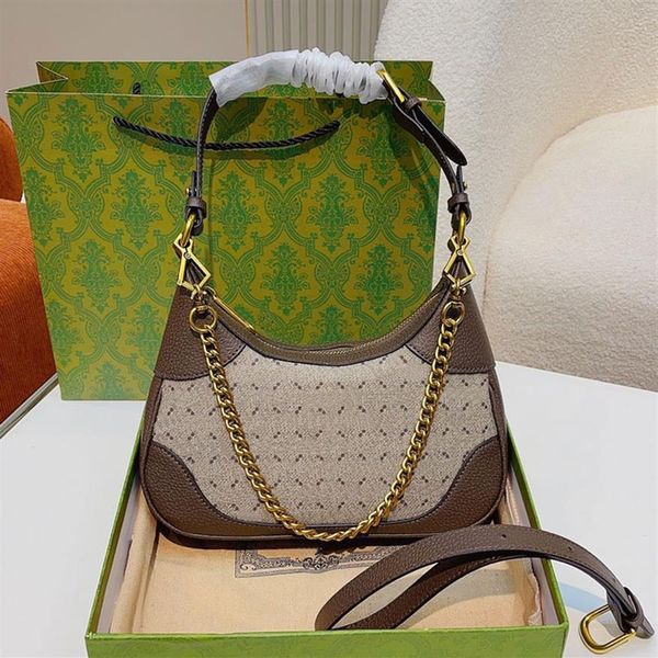 

evening bags hobo underarm crescent bags shoulder chain shopping women handbags genuine leather vintage crossbody bag zipper water291f