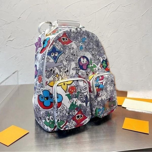 

designer backpack bookbag wallet outdoor backpacks purse letter graffiti backpacks high-capacity handbag tote