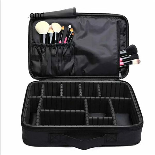 

makeup brush bag case make up organizer toiletry bag storage cosmetic bag large nail art tool boxes with portable bolso316o
