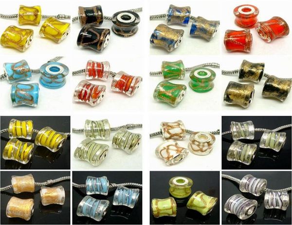 

50pcslot mixed fashion drum design glass beads for jewelry making lampwork diy beads for bracelet whole in bulk low 9871784, Black