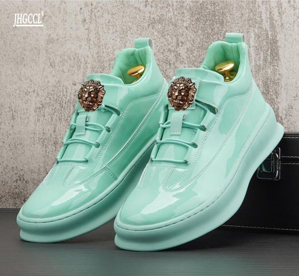 

chaussure homme luxe marque new casual boots luxury high board shoes thick soles men039s sports shoe zapatos hombre 384743234, Black