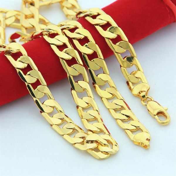 

whole 10pcs 6mm width 20-32 inch gold curb man chain necklace fashion figaro jewelry for cuban hip hop style neck accessories 280k, Silver
