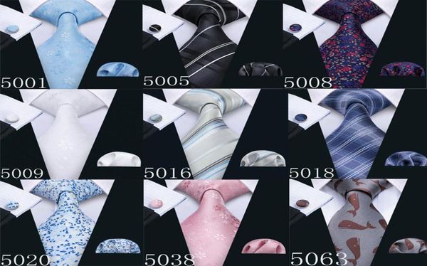 

mens tie 85cm men silk ties designer for men classic silk hanky cufflinks jacquard woven whole weeding business party 8541056, Black;blue