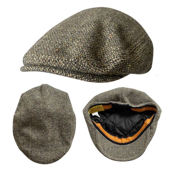 

berets wool flat cap men's golf cabbie hat gatsby ivy cap irish hunting hat sboy driver cabbies beret blm440 230907, Blue;gray