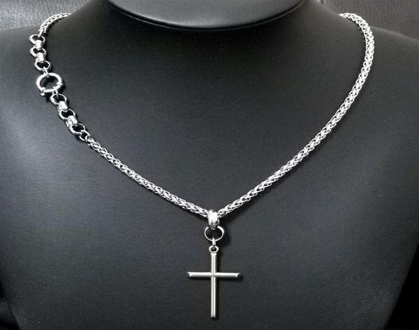 

hip hop mixed mens women pendant necklace stainless steel silver tone chain1802574