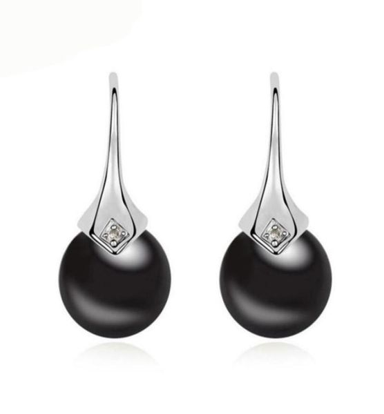

brand jewelry accessories fashion pearl drop earring female pearls dangle brincos for element lady 56545076378478, Golden;silver
