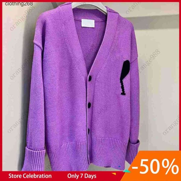 

22 autumn/winter new love wool casual cardigan knitted sweater, White;black