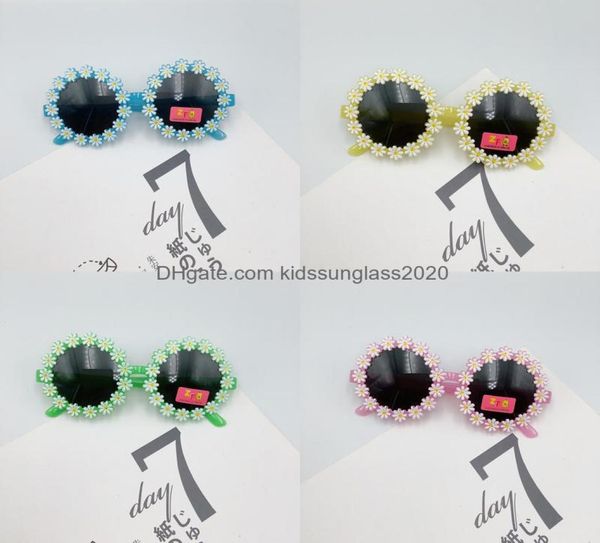 

kids sunglasses ball party decoration glasses kidssunglass childrens girls cute fashion toddler street shooting ink mirror retro r8949144, Blue