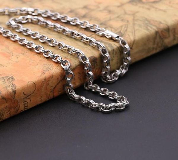 

4mm 5mm solid 925 sterling silver necklace chain men women jewelry gift a500415852162