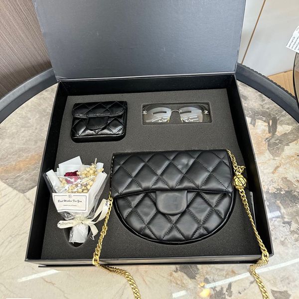

designer luxury bags combination set with box, classic fashion, perfect logo shoulder bag, messenger bag, tote bag, chain bag, multifunction