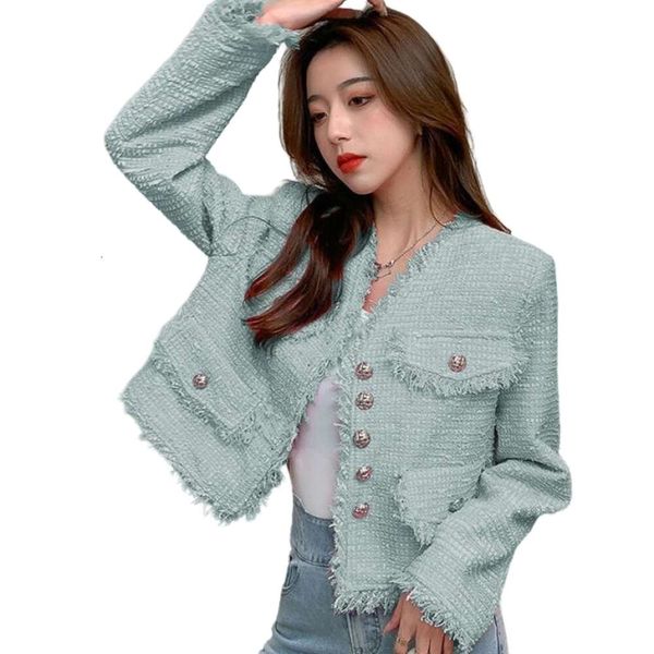 

designer women's coat men's women original quality vintage women jackets single-breasted pink tweed coat elegant fashion v-neck lo, Black;brown