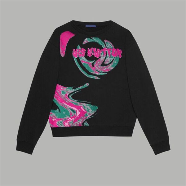 

men's plus size hoodies & sweatshirts fall/winter fried street poster letter logo graphic print hoodie couple sweatshirt p0-s3311, Black;brown