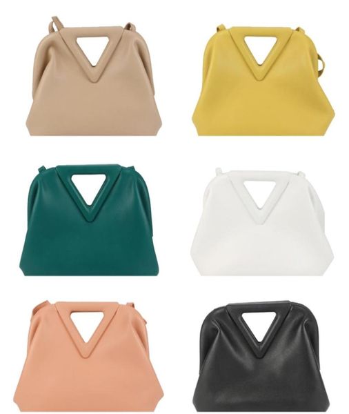 

triangle handbag point bags large size tote women purse effini cloud soft genuine leather with dustbag 0617042289411