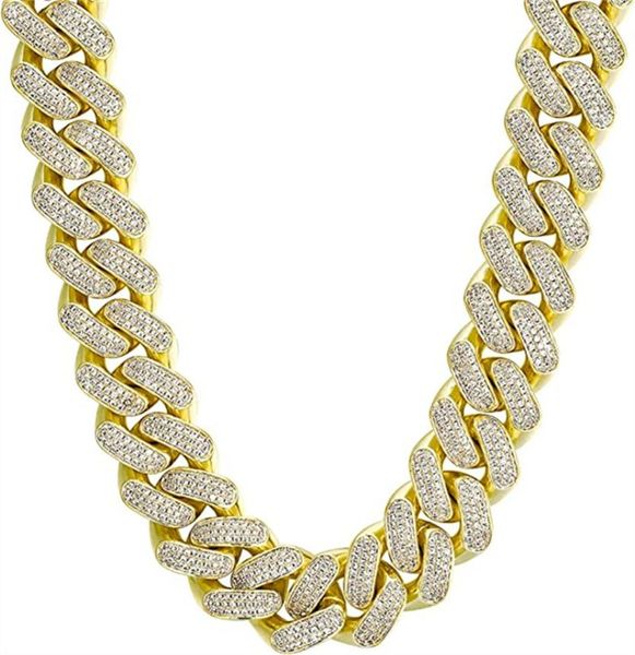 

mens cuban link chain miami cuban necklace 18k gold silver diamond cut stainless steel chain for men women 13mm 10mm iced out hip 7976666