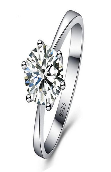 

rings jewelry cubic zirconia ring for women men 925 sterling silver rings accessories romantic wedding ladies ring3011443, Golden;silver