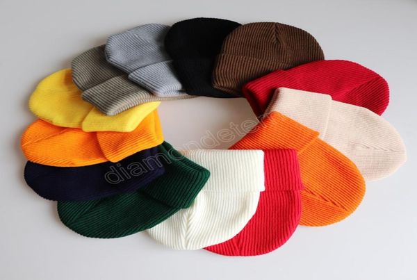 

knitted beanie women039s men knitted caps skullcap autumn winter warm hats acrylic elastic skullies beanies cap knit hat1517224, Blue;gray