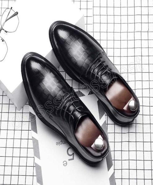

office italiano oxford shoes for men spring autumn business suit formal shoes mens casuales dress shoes9118923, Black