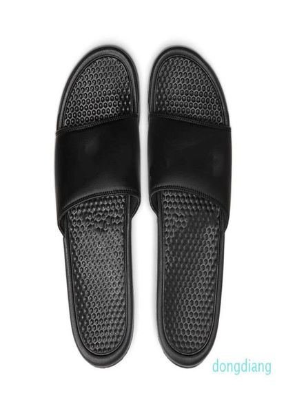 

fashion men women summer slippers benassi jdi mismatch beach slide sandals comfort flip shoes leather wide flops9273030, Black