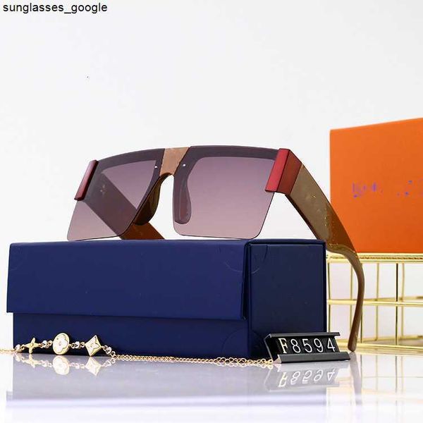

fashion designer lou vut luxury sunglasses 2022 new fashionable frameless polarized sunglasses irregular women's anti uv, White;black