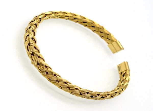 

wholesale luxury stainless steel twisted chain cable bracelet men gold plated open cuff bracelets bangles plait jewelry2886814, Golden;silver