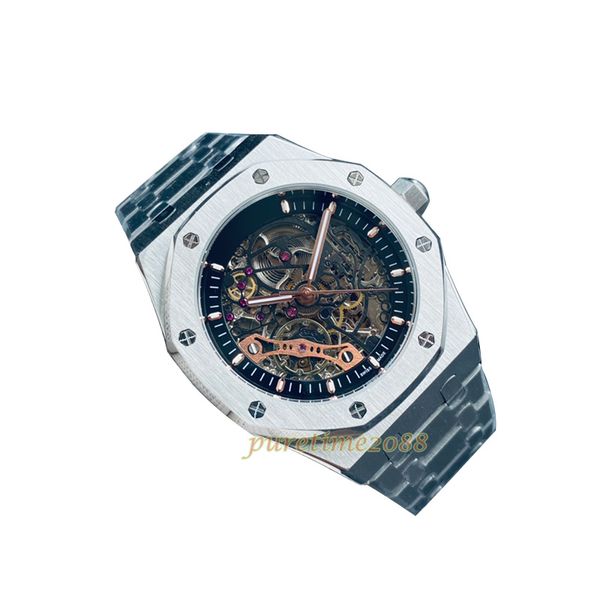 

Designer Watches Mens Watch Skeleton Watch Watches for Man High Quality Automatic Mechanical Movement Wristwatches Orologio Di Lusso Montres De Luxe luxury watch