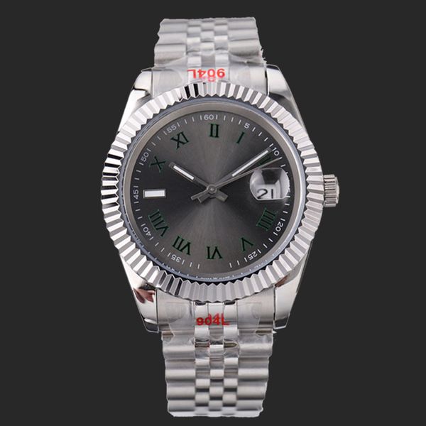 

mens watch luxury watch waterproof luminous mechanical watches 41mm 36mm date automatic watch designer watches 31mm 28mm womens watch 904l s, Slivery;brown