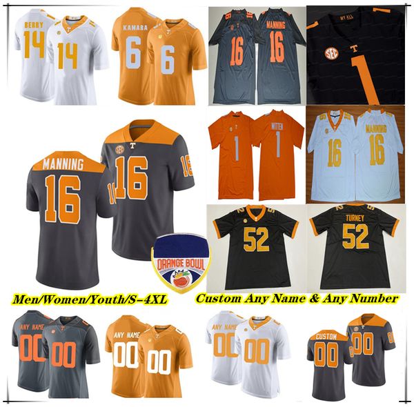 

ncaa college tennessee volunteers football jersey joe milton iii jaylen wright jabari small dylan sampson ramel keyton squirrel white elijah, Black