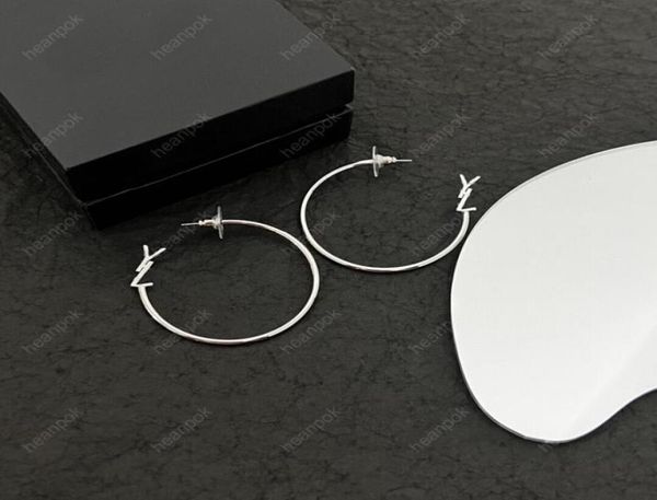 

earrings designer for women hoop earring silver gold hoops jewelry designer luxurys letter y letter studs bracelet with box new 221333897, Golden;silver