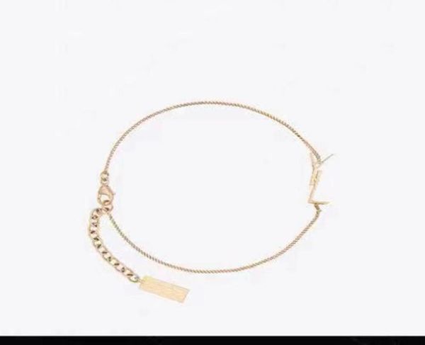 

women designer bracelet fashion jewelry luxury gold chain letters pendent luxury love bracelets for men party wedding brands 220222187314, Black