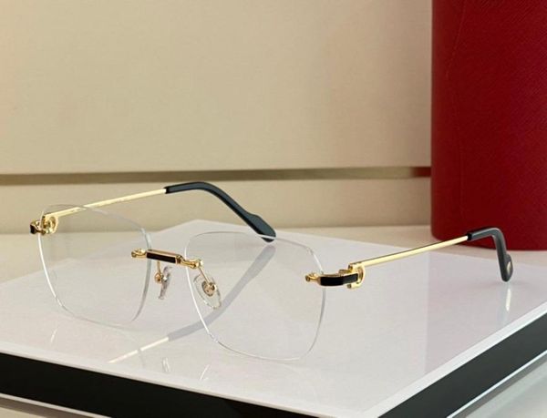 

fashion sunglasses optical frames silver gold metal frame eyewear lunettes driving designer glasses c decoration eyeglasses6686246, Black