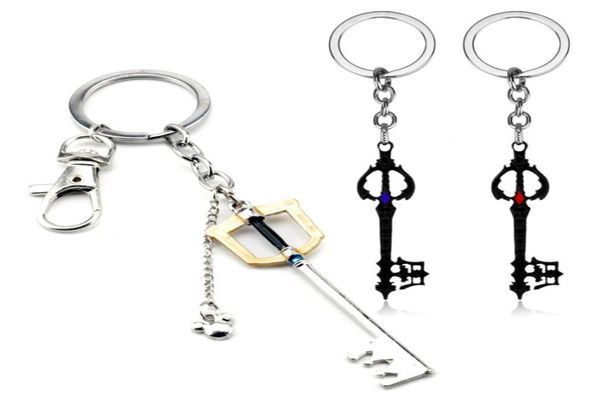 

anime trinket keychain kingdom hearts oblivion keyblade keyrings metal pendant keyholder jewelry llavero3420682, Silver