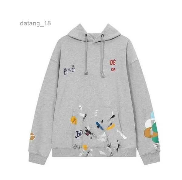 

galleryess designer hoodiess mens womens deptss hoodies pullover tracksuit crewneck loose long sleeve black gray white streetwear 31 qxmg