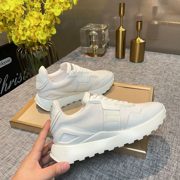 

designer flat sneaker virgil trainer casual shoes denim canvas leather white green red blue letter overlays 0904, Black