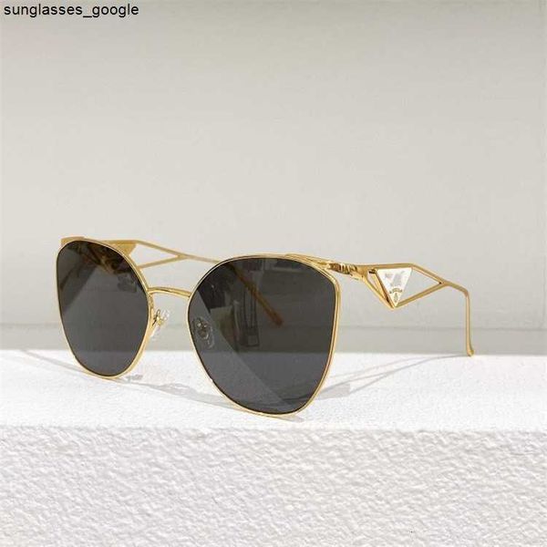 

fashion pradd cool sunglasses designer 22 new p's metal plain tinted ins net red triangular spr50z, White;black